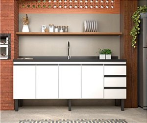 Gabinete aço Branco 02641 1.74MT
