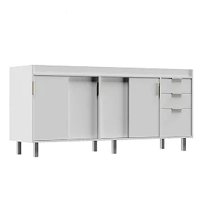 Gabinete Madeira Porta de correr Branco 47041 1.74MT