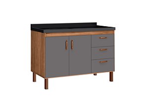 Gabinete Madeira Avelato/Cinza 472244 1.14MT