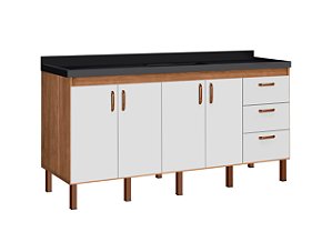 Gabinete Madeira Avelato/Branco 472441 1.74MT