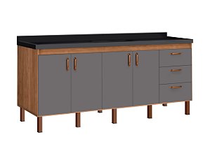 Gabinete Madeira Avelato/Cinza 472544 1.94MT