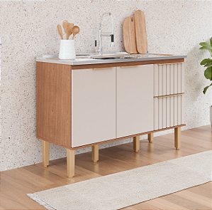 Gabinete Madeira Ripado Freijo/Off White 47312241 1.34MT