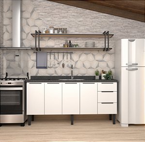 Gabinete aço branco 1.92 MT 39051