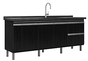 Gabinete Madeira Nero 43052 1.94MT