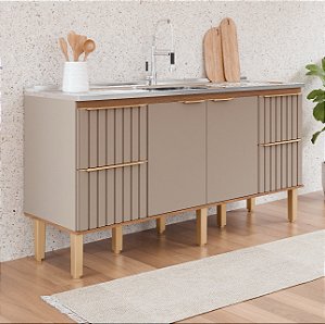 Gabinete Madeira Ripado Freijo/Cappuccino 473444 1.74MT
