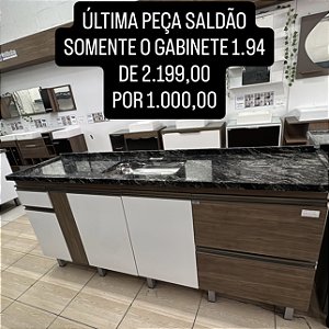Gabinete cozinha 1.94 última peça saldão promoção