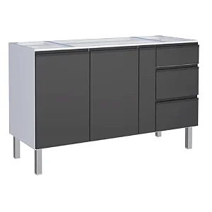 Gabinete aço Preto 0253122 1.58MT