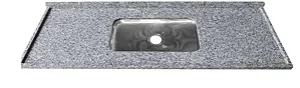 Pia granito Corumba Cuba rasa/Acabamento simples 1.40MT