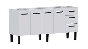 Gabinete aço Branco 48841 1.74MT