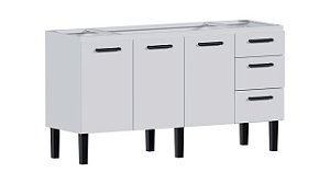 Gabinete aço Branco 4883121 1.53MT