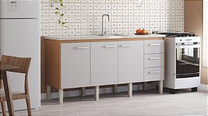 Gabinete Madeira Jequitiba/Nude 489441 1.74MT