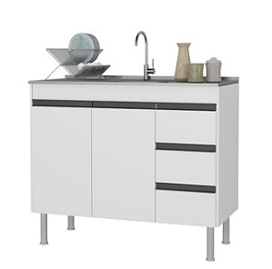 Gabinete Madeira Branco 00321 1.14MT