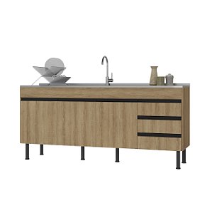 Gabinete Madeira Mel 00344 1.74MT