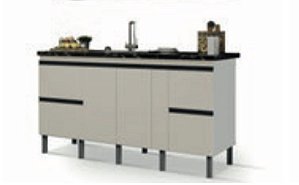 Gabinete Madeira Branco/Off White 435544 1.94MT