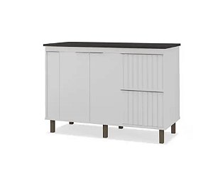 Gabinete Madeira Ripado Branco 49331 1.44MT