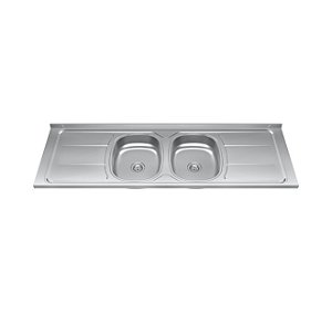 Pia Inox Cuba Dupla 1.60MT Ghelplus