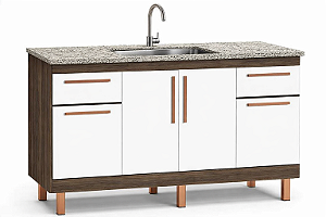 Gabinete Madeira Avelato/Branco 29231 1.44MT