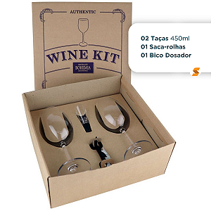 Kit Para Vinho Bohemia 4 Peças Authentic Collection Titânio