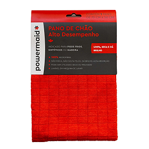 Pano De Chão Alto Desempenho Limpeza Multiuso Microfibra