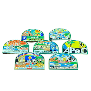 SET DE PINS/BRASÕES DA UNIÃO NORDESTE BRASILEIRA