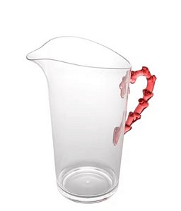 Jarra Acrílico Coral Vermelho 2,4 L