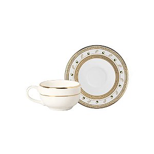 Conjunto de 6 Xícaras de Café com Pires Nuts