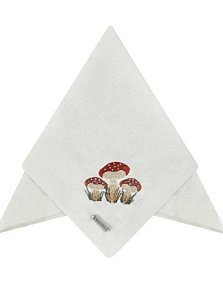 Guardanapo Linhão Off White Cogumelos