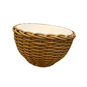 BOWL CERAMICA COM VIME P 500ML