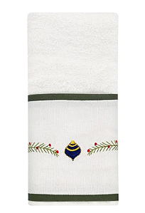 Toalha de Lavabo Off White Xmas Day