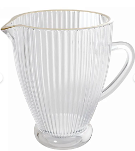 Jarra de Vidro com Fio de Ouro Lines 1,3L