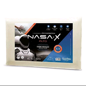 Travesseiro Viscoelástico Nasa X Alto 50x70cm - Duoflex