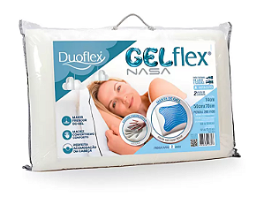 Travesseiro 50X70x14 Gel flex Nasa Duoflex