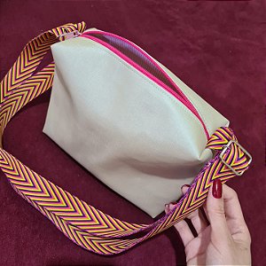 Bolsa Alana cor champanhe