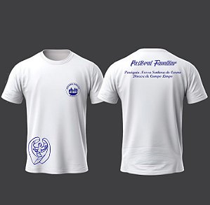 Kit 2 Camisetas Pastoral Familiar Paróquia NSC