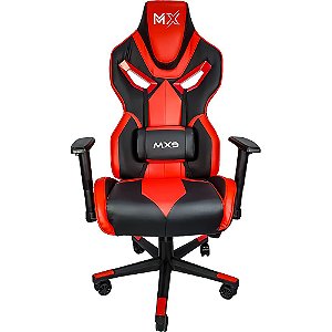 PCImbativel - Cadeira Gamer MX9 Giratoria Preto/Vermelho