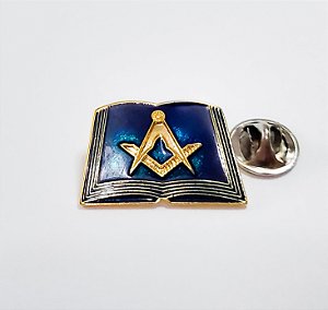 Pin Broche Livro Maçom-Livro das Leis