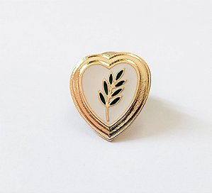 Acácia Coração-Pin Broche