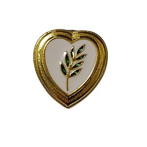 Acácia Coração-Pin Broche