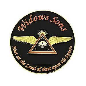 Adesivo Emblema Maçonaria Maçom Filho da Viúva Hiram Abiff