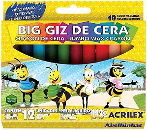 Gizao de Cera Acrilex ESC 12x1