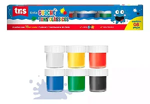 Tinta Guache Tris 15ml 6x1 cores