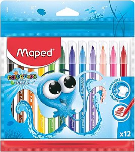 Caneta Hidrografica Maped Ocean 12x1