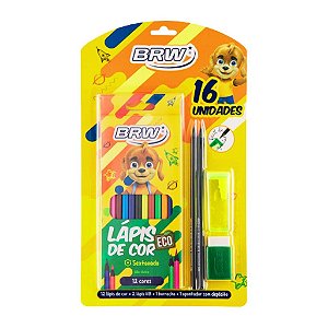 Kit Escolar contém 16 peças