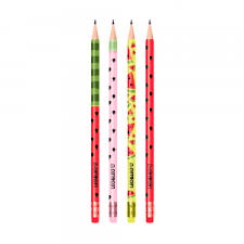Lapis Grafite HB Resina Melancia red./borr leoeleo
