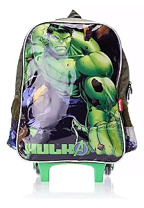 mochila com rodas hulk verde
