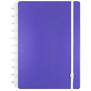 Caderno intense purple - medio