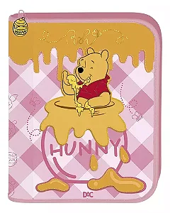 Caderno argolado universitário pooh