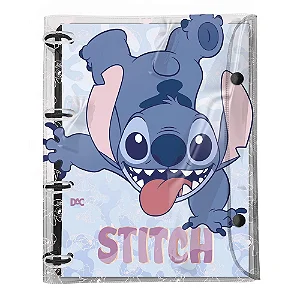 Caderno argolado universitário  stitch