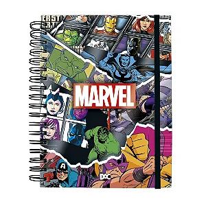 Caderno smart universitário marvel