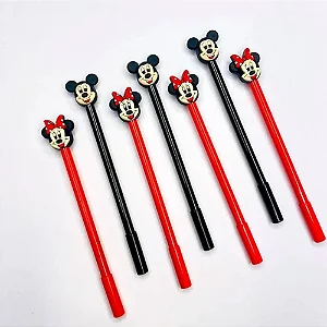 Caneta em gel minnie/mickey